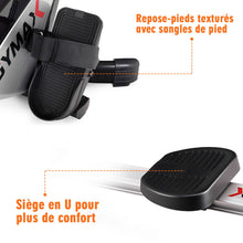 Load image into Gallery viewer, Rameur Magnétique Pliable 8 Niveaux de Résistance Écran LCD Numérique Poids Supporté de 100 KG pour Maison et Bureau -