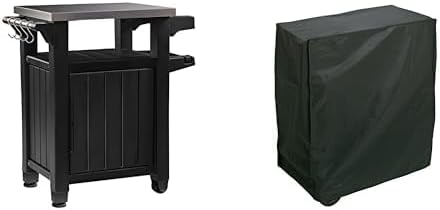 Mini desserte barbecue UNITY - Gris - 105 litres