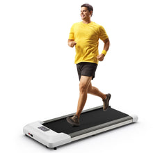 Load image into Gallery viewer, Tapis de Course Mince Tapis de Jogging avec Capacit de 120 Kg Tlcommande et cran Led Inclinable  Roulettes Tapis de Course  Glisser Gris/Noir/Rose -