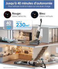 Load image into Gallery viewer, Tineco Aspirateur Balai sans Fil Floor One S6 Stretch Lite Aspirateur Laveur, S’aplatit à 180°, Auto-Nettoyage, Longue Autonomie, Nettoyage des Bords de 2 côtés