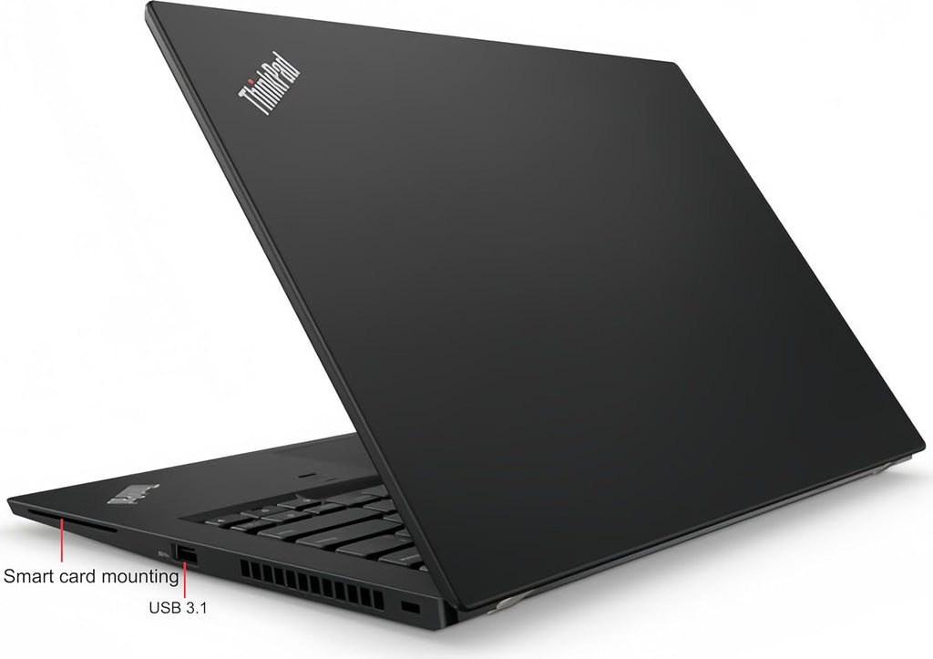 Lenovo ThinkPad T480s Ordinateur portable professionnel 14" FHD (1920 x 1080) Intel Core i7-8650U jusqu'à 4 2 GHz RAM DDR4 16 Go SSD 512 Go CAM Bluetooth Windows 11 Pro (renouvelé)