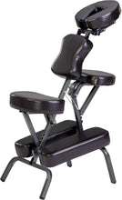 Load image into Gallery viewer, Master Massage Bedford Chaise de Massage Portable et légère avec Sac de Transport Confortable, Facile à Plier, Marron