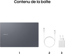Load image into Gallery viewer, Galaxy Book4 Ordinateur Portable 15.6'' Intel Core i5 8Go RAM 256Go SSD Clavier AZERTY FR Gris Windows 11 Home