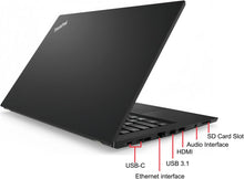 Load image into Gallery viewer, Lenovo ThinkPad T480s Ordinateur portable professionnel 14" FHD (1920 x 1080) Intel Core i7-8650U jusqu'à 4 2 GHz RAM DDR4 16 Go SSD 512 Go CAM Bluetooth Windows 11 Pro (renouvelé)