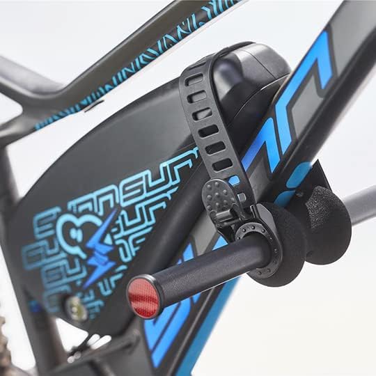 Porte Velo hayon 5 Sangles mottez Shiva 2 elec Acier 2 velos VAE/e Bike (40 kgs Max), Noir