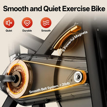 Load image into Gallery viewer, Pasyou VéLo D'Appartement Avec RéSistance MagnéTique, VéLo De Fitness, EntraîNement Cardio En Salle Velo Spinning, Stationnaires à La Maison Avec Moniteur, Support De Tablette