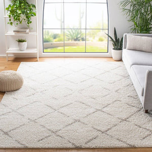 Angelka Geometric Ivory/Beige Area Rug Wrought Studio Rug Size: Rectangle 6'7