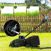 Load image into Gallery viewer, Tondeuse à Gazon Électrique Filaire 1500 W 4015 TR/Min Boîte de Collecte 35 L 3 Hauteur Réglables 25-65 MM Largeur de Coupe 34 CM Vert -
