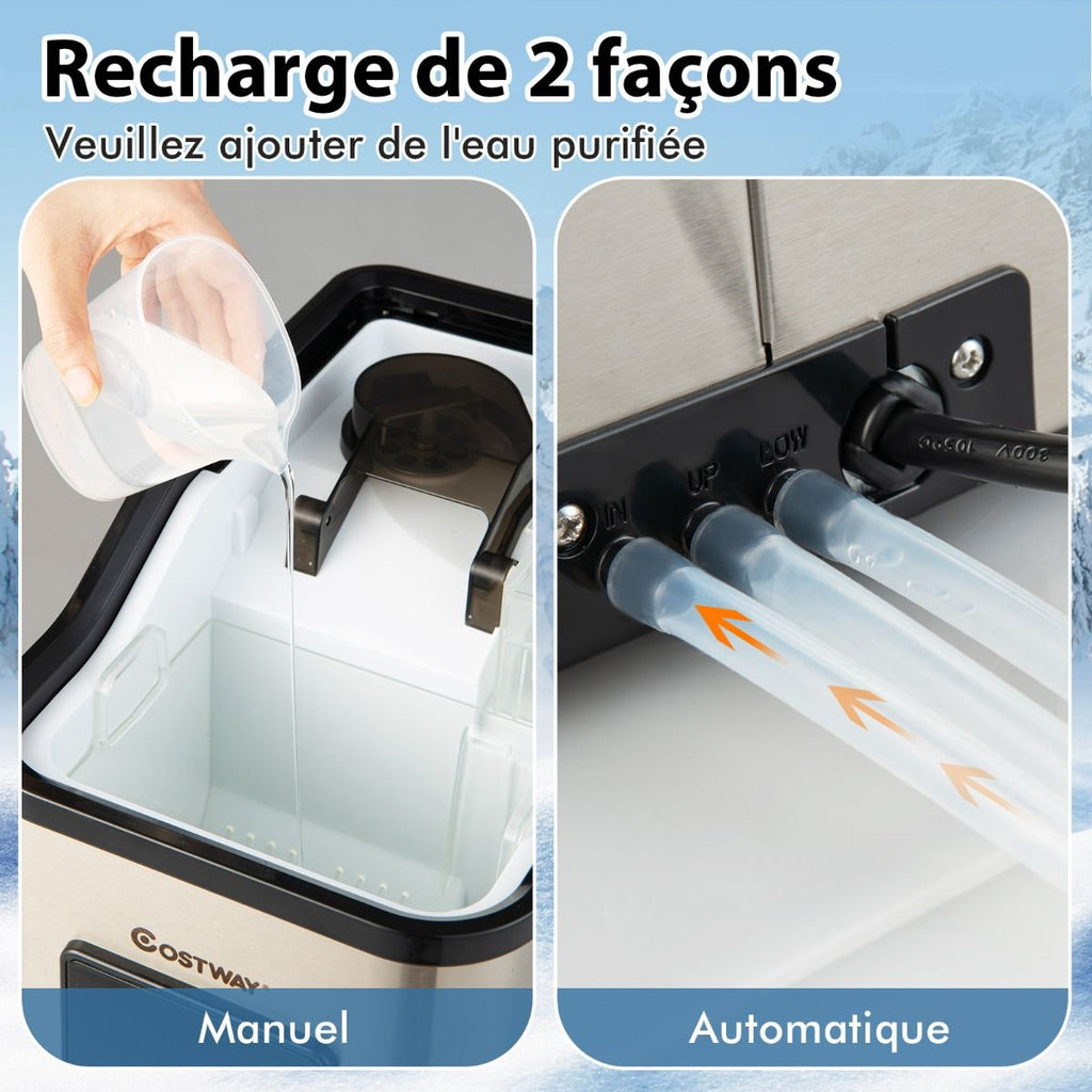Machine  Glaons 24kg en 24h Panneau de Contr么le Tactile LED -