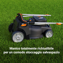 Load image into Gallery viewer, Pack Pro+ Tondeuse à Gazon 40V 460m² + Coupe-Bordures 20V + 2 Batteries 4Ah et 1 Batterie 2Ah + Chargeur Double et Chargeur Simple (Idéal pour l'Entretien du Jardin)