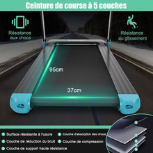 Load image into Gallery viewer, Tapis de course electrique tapis de fitness pliable pour maison avec application de contrle bleu 20_0009499 -
