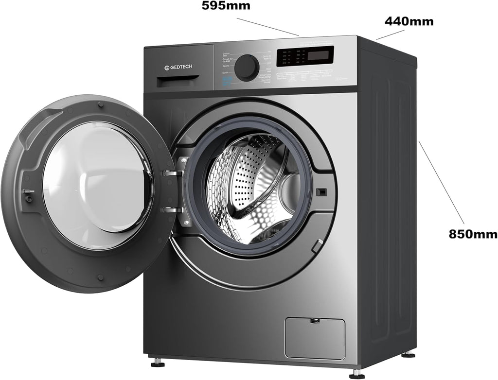 Lave-linge frontal GEDTECH GLL71200BL - 7 Kgs - 1200 tr/mn - 16 programmes - Eco - Intensif - Rapide – Très Faible conso