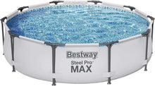Load image into Gallery viewer, Piscine hors sol ronde Steel Pro Max鈩305 x 76 cm,Gris