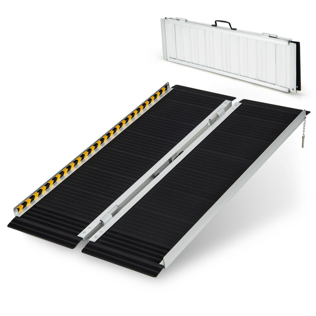 Rampe D檃ccs en Aluminium avec Plaque de Transition pour Maison 122L -