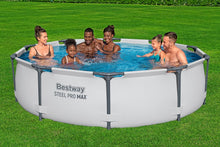Load image into Gallery viewer, Piscine hors sol ronde Steel Pro Max鈩305 x 76 cm,Gris