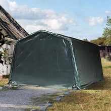 Load image into Gallery viewer, TOOLPORT 3,3 x 4,8 m Garage, abri de Stockage, PE 450 N, Tente Garage Vert foncé