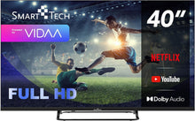 Load image into Gallery viewer, Smart Tech TV LED FHD 40' (101 cm) 40FV02V Smart TV VIDAA - Molotov Netflix Prime Video + Youtube Plex 3xHDMI - 2xUSB - Mode Hotel-2024
