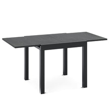 Load image into Gallery viewer, Table de Jardin Extensible en Aluminium Ajustable de 80 à 160 CM Table à Manger Rectangulaire pour 4-6 Personnes Gris/Naturel -