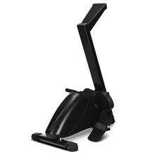 Load image into Gallery viewer, Rameur d'Appartement Pliable à Résistance 10 Niveaux Ecran Lcd Capacité 120kg Musculation Des Bras Cardio-Training Noir -