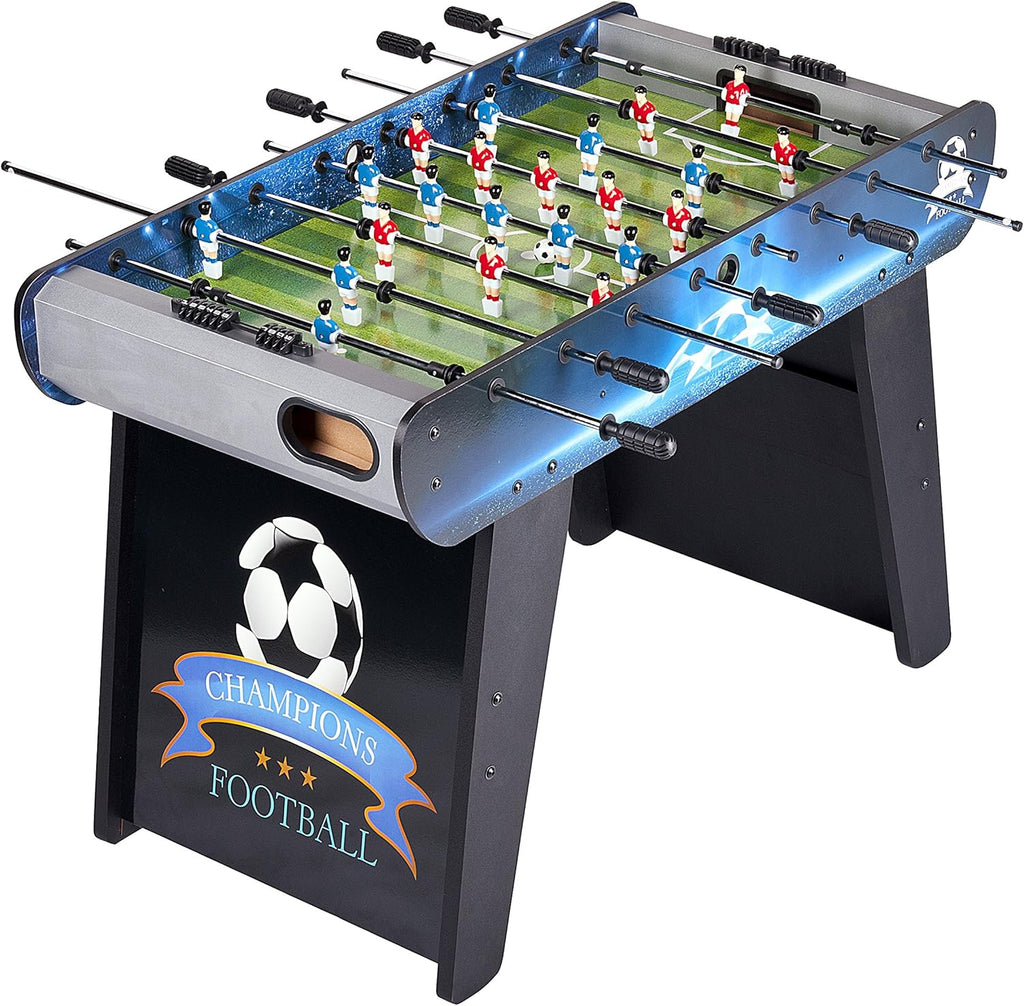 Leomark Champions Table de babyfoot Table en Bois Jeu de Football, Table de Baby-Foot, Baby Foot