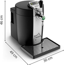 Load image into Gallery viewer, KRUPS BEERTENDER Machine à bière pression, Compatible avec les fûts de 5 L, Tireuse à bière, Pompe à bière, Indicateur température, Indicateur volume restant VB700800