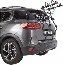 Load image into Gallery viewer, Porte Velo hayon 5 Sangles mottez Shiva 2 elec Acier 2 velos VAE/e Bike (40 kgs Max), Noir