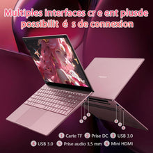 Load image into Gallery viewer, Pryloxen Ordinateur Portable Ultra-Fin 15 6" FHD IPS - Processeur Celeron N150 3 4 GHz 32 Go DDR4/1 to SSD Clavier Rétroéclairé Wi-FI 5G &amp; Batterie 8000 mAh (360 × 275 × 18 mm 1 679 kg)