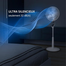 Load image into Gallery viewer, Rowenta Turbo Silence Extreme Ventilateur sur pied, Puissant, Silencieux, Écoénergétique, Design, Timer 12h, Télécommande VU5690F0