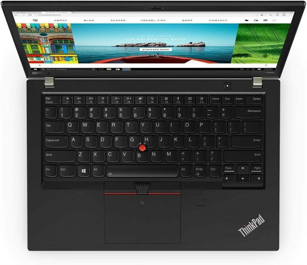 Lenovo ThinkPad T480s Ordinateur portable professionnel 14" FHD (1920 x 1080) Intel Core i7-8650U jusqu'à 4 2 GHz RAM DDR4 16 Go SSD 512 Go CAM Bluetooth Windows 11 Pro (renouvelé)