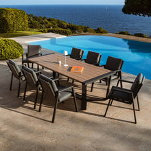Load image into Gallery viewer, Table de jardin rectangulaire en aluminium 10 places (240 x 100 cm) Long Beach Gris anthracite - Action-sport36 -
