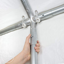 Load image into Gallery viewer, TOOLPORT Tente de réception 3x2 m pavillon Blanc bâche PE 350 N imperméable Tente de Jardin