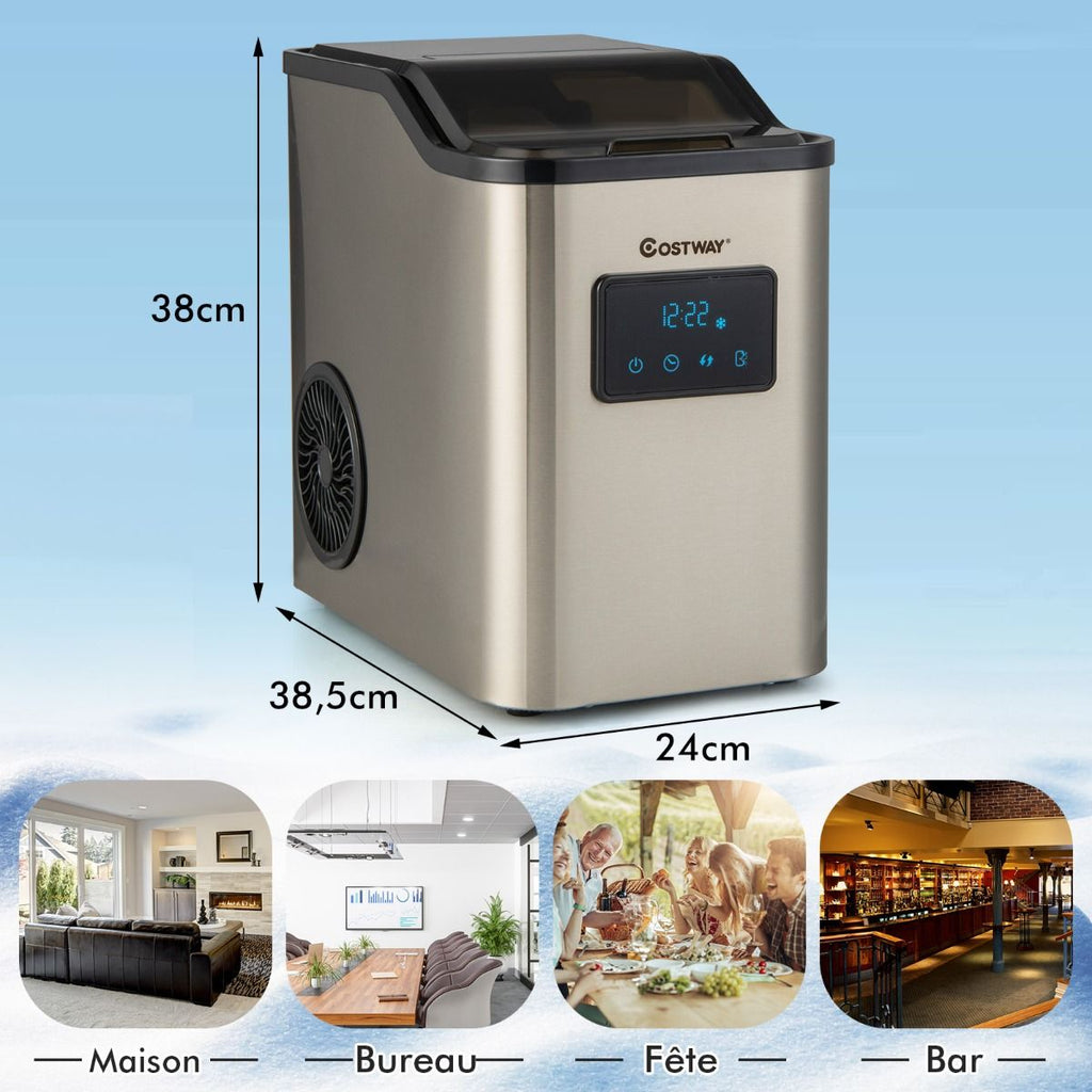 Machine  Glaons 24kg en 24h Panneau de Contr么le Tactile LED -