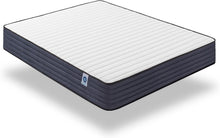 Load image into Gallery viewer, NATURALEX - Matelas PerfectSleep 140x190 cm - 30 cm - Soutien Mousse à mémoire de Forme - Accueil Blue Latex - Confort Ferme - Respirant - 7 Zones - Réversible - Haute Densité - Fabriqué en Europe