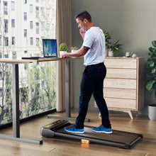 Load image into Gallery viewer, Tapis de Course et de Marche avec 12 Programmes Prdfinis Tlcommande et cran Tactile Led Machine de Jogging et de Marche Capacit 120 Kg Noir -