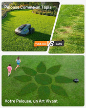 Load image into Gallery viewer, MAMMOTION YUKA Mini 700 Robot Tondeuse sans Fil Périphérique, NetRTK+Vision, Aucune Antenne RTK Requise, Recommandé 700 m², Pente à 50%, Cartographie Automatique, avec Module 4G