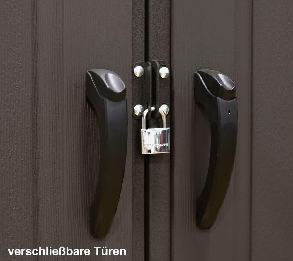 Abri de Jardin Tan 132,7 x 204,4 x 227,9 cm