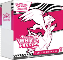 Load image into Gallery viewer, Pokemon TCG Scarlet &amp; Violet 10.5 White Flare Elite Trainer Box