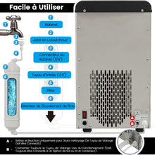 Load image into Gallery viewer, Machine  Glaons 27kg/24h Machine  Ppites  Affichage LED de Comptoir avec Capteur Infrarouge et Autonettoyant Stockage de glace : 4 kg -