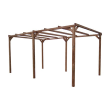 Load image into Gallery viewer, Pergola per Auto in Legno Termotrattato 3 x 5 m -