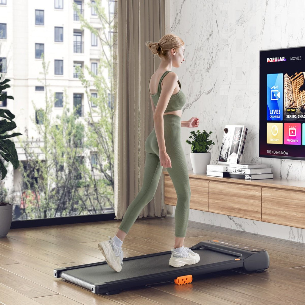 Tapis de Course et de Marche avec 12 Programmes Prdfinis Tlcommande et cran Tactile Led Machine de Jogging et de Marche Capacit 120 Kg Noir -