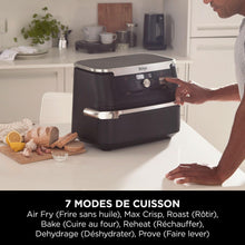 Load image into Gallery viewer, NINJA Foodi FlexDrawer Air Fryer, Dual Zone Avec Séparateur Amovible, Grand Tiroir de 10.4 L, 7-en-1, Double Zone, Sans Huile, Pièces Antiadhésives Compatibles Au Lave-Vaisselle, Noir AF500EU