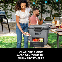 Load image into Gallery viewer, Ninja FrostVault Hard Cooler Glacière de Haute qualité, Conserve la Glace Jusqu' Jours, tiroir Rangement Sec intégré à température de réfrigérateur