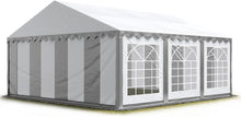 Load image into Gallery viewer, TOOLPORT 3x6 m Tente de réception/Barnum Gris-Blanc Toile de Haute qualité PVC 700 N