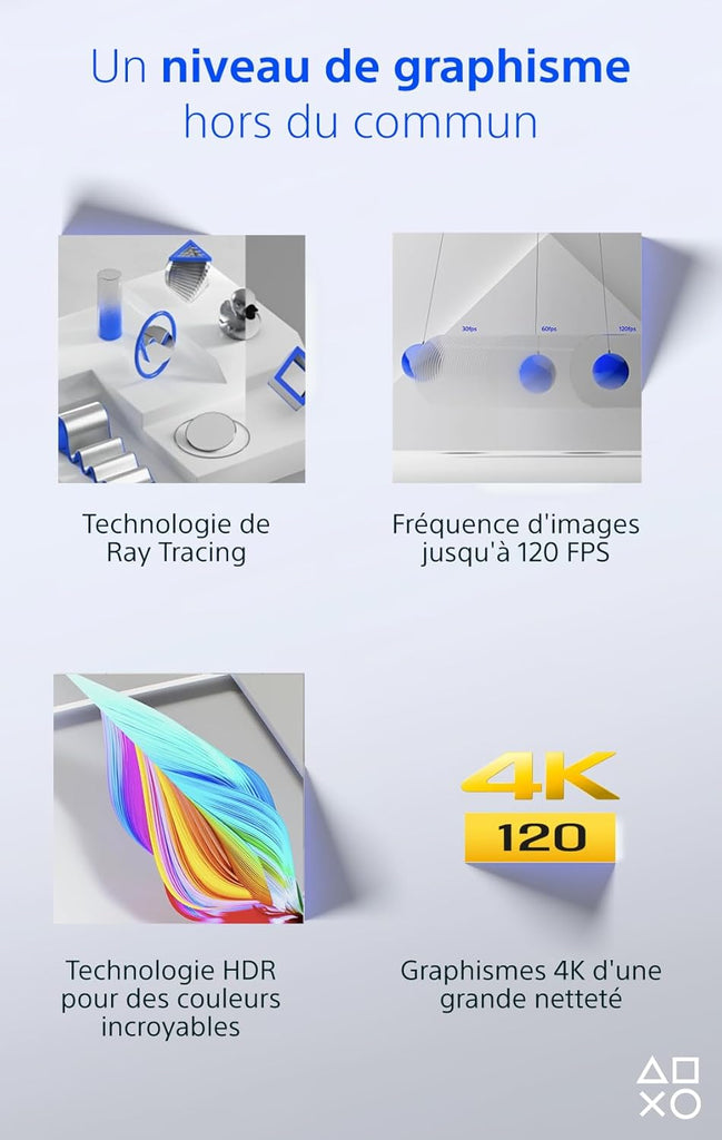 Playstation Sony, 5 Édition Numérique, avec 1 Manette Sans Fil DualSense, Couleur : Blanche