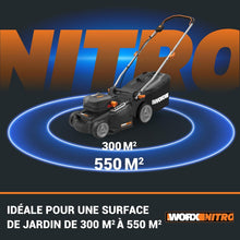Load image into Gallery viewer, Pack Pro+ Tondeuse à Gazon 40V 460m² + Coupe-Bordures 20V + 2 Batteries 4Ah et 1 Batterie 2Ah + Chargeur Double et Chargeur Simple (Idéal pour l'Entretien du Jardin)