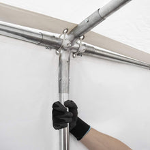 Load image into Gallery viewer, TOOLPORT Tente de Stockage 6x12 m abri bâche PVC 700 N imperméable Blanc