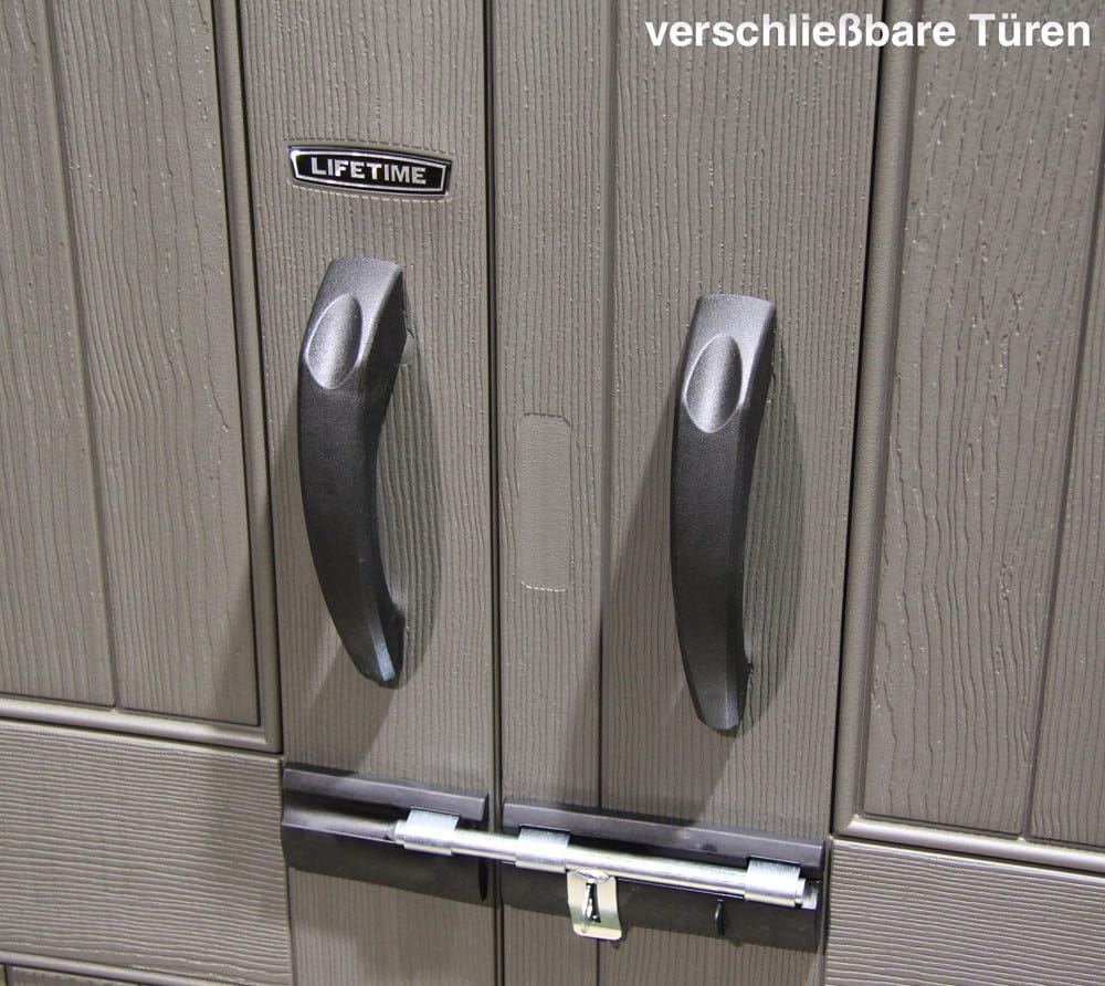 Abri de Jardin Tan 132,7 x 204,4 x 227,9 cm