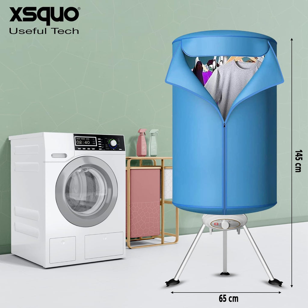 Secamatic Turbo Plus de Xsquo Useful Tech - Séchoir à linge portable sans frottement par air chaud de 1000 W