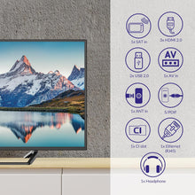 Load image into Gallery viewer, STRONG - Télévision 40 Pouces (100 cm) Full HD SRT40FF2003C - Qualité Image Exceptionnelle - Triple Tuner Intégré - 3 Ports HDMI (1 Arc) + 2 Ports USB + AV + Prise Antenne/Sat - Noire
