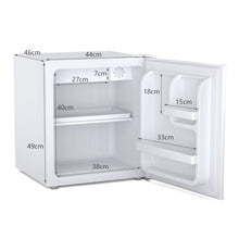 Load image into Gallery viewer, Mini Rfrigrateur 48L,2 niveaux et porte-bouteille,bac  lgumes,Silencieux 230V,46 x 44 x 49 cm,Blanc -